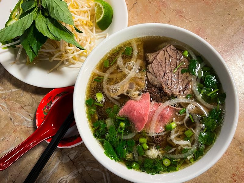 Pho Dai Loi #2 is among the many ethnic eateries to explore along Buford Highway. The Vietnamese restaurant serves up pho dac biet and other comfort food. (Credit: Henri Hollis / henri.hollis@ajc.com)