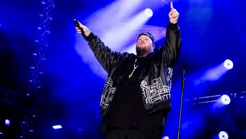 FILE - Jelly Roll performs during CMA Fest on Saturday, June 8, 2024, in Nashville, Tenn. (Photo by Amy Harris/Invision/AP, File)