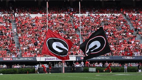 Sanford Stadium, Saturday, September 9, 2024, in Athens. (Hyosub Shin / AJC)