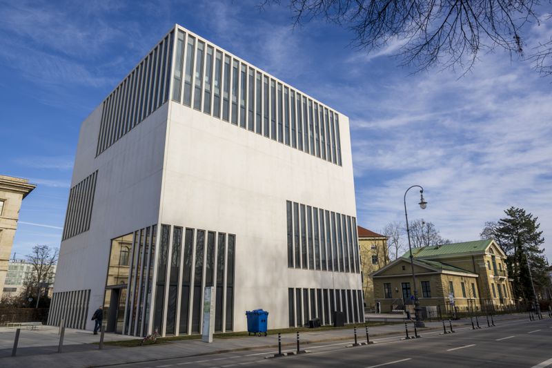 FILE - Exterior view Nazi Documentation Center in Munich, Germany, Tuesday, Feb. 6, 2024. (Peter Kneffel/dpa via AP, File)