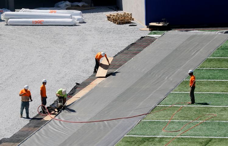 Photos: Turning Turner Field into Georgia State Stadium