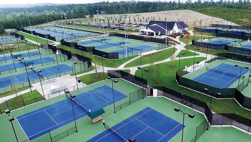 Berry College is planning a 100-room hotel next to the Rome Tennis Center on its campus. PHOTO CONTRIBUTED.