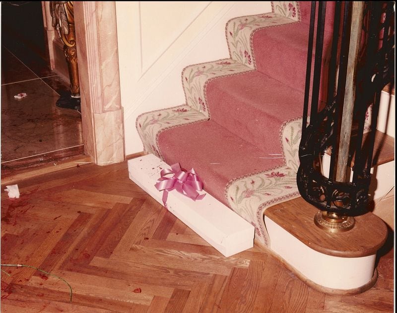 The box of flowers carried by the gunman who killed Lita Sullivan.
Courtesy of the Georgia Bureau of Investigation