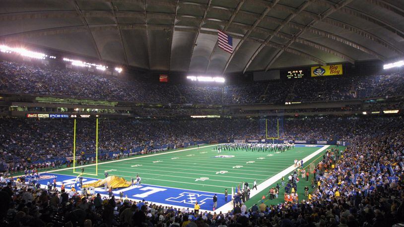 Detroit Lions game #1 Last season at Pontiac Silver Dome FREE SHIPPING