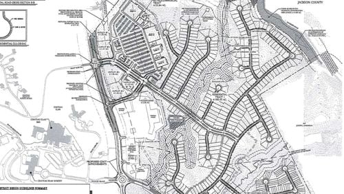 Braselton will consider approval of a large mixed-use development on 229.29 acres off State Route 211 North. (Courtest Town of Braselton)