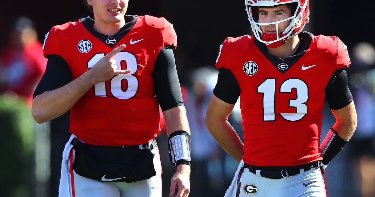 Hot Georgia Bulldogs and Atlanta Braves JT Daniels and Freeman