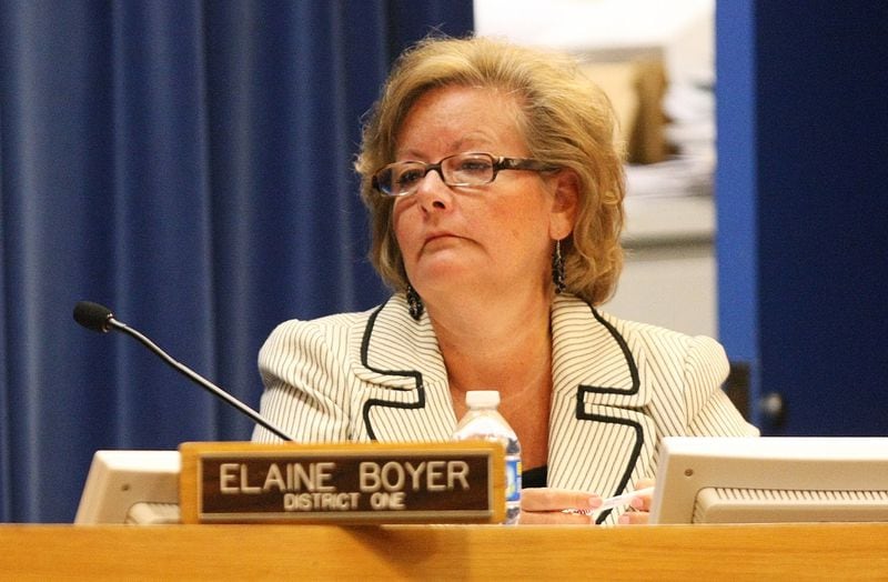 In January 2004, while a DeKalb County commissioner, Elaine Boyer, seen here in 2010, filed a police report saying that Vernon Jones “deliberately walked into her and made hard shoulder-to-shoulder contact.” (Jason Getz / AJC file)
