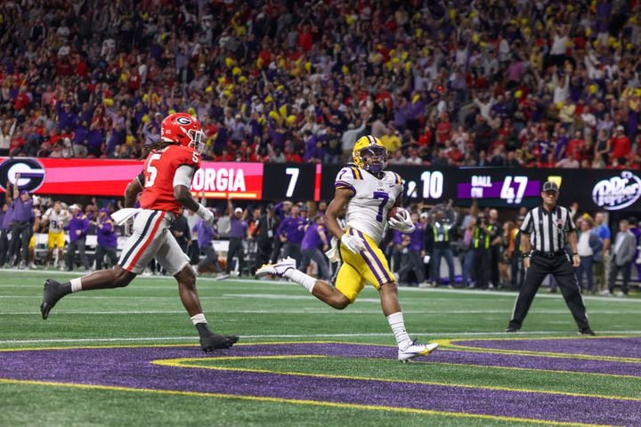 Georgia Bulldogs SEC football live score vs. LSU Tigers