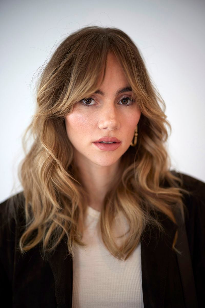 Suki Waterhouse poses for a portrait on Thursday, Sept. 12, 2024, in New York. (Photo by Matt Licari/Invision/AP)