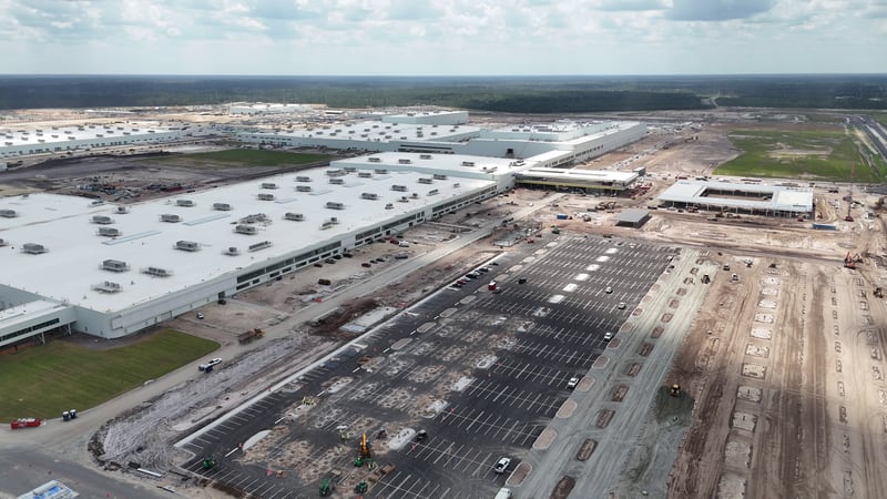 Test production is underway at the Hyundai electric vehicle assembly plant, seen here on June 18, 2024. The facilityis to open, starting with production of the Hyundai IONIQ 5, later this year. (Photo courtesy of HMGNA)