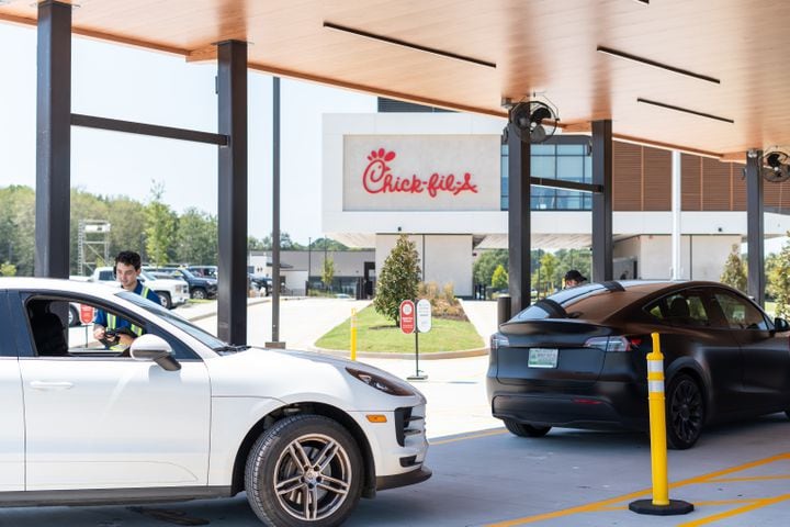 Chick-fil-A opens first-ever elevated drive-thru restaurant near Atlanta