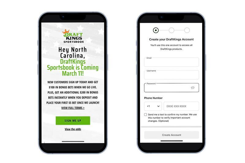 draftkings north carolina pre-regsitration