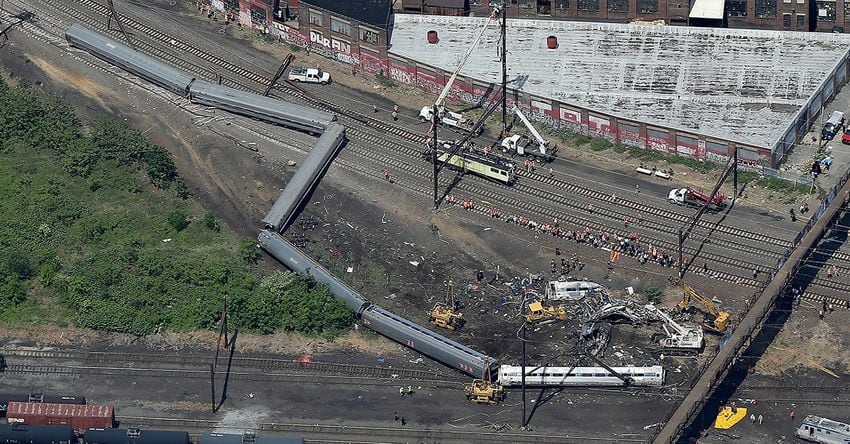 2015 - Philadelphia train derailment