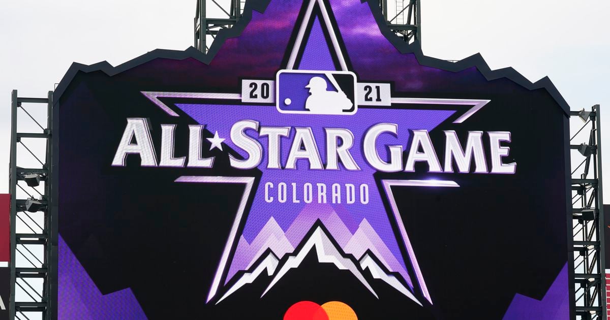 The Atlanta Braves covered their All-Star logos with a simply gray