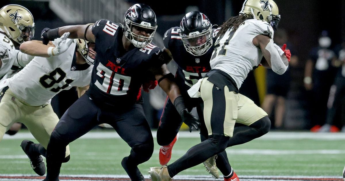 Dennis Allen says Alvin Kamara exited Sunday's win vs. Falcons with rib  injury