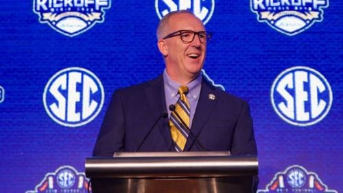 SEC commissioner Greg Sankey. (Photo courtesy of SEC twitter)