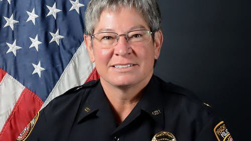 Peachtree City Police Chief Janet Moon has spent 34 years in law enforcement. Courtesy Peachtree City