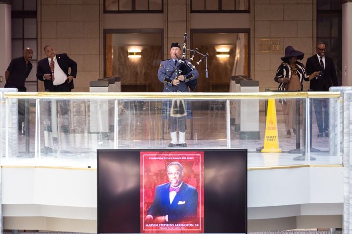 Marvin Arrington Sr. lies in state at Atlanta City Hall