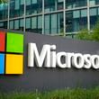 FILE - The Microsoft logo is displayed outside its French headquarters in Issy-les-Moulineaux, outside Paris, May 13, 2024. (AP Photo/Thibault Camus, File)