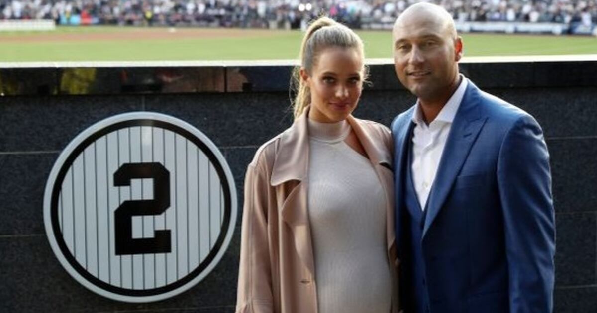 Derek Jeter is Supported by Wife Hannah Jeter & Daughters Bella