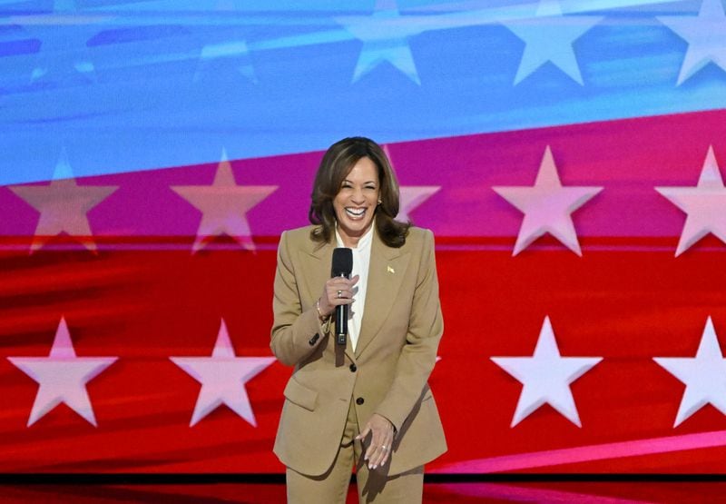 Vice President Kamala Harris is campaigning in Milwaukee today.