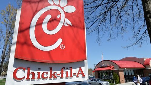 An Athens woman is suing Chick-fil-A claiming they handed her a hot coffee with a defective or lid, or one that was not on tightly, causing it to spill on to her lap. HYOSUB SHIN / HSHIN@AJC.COM
