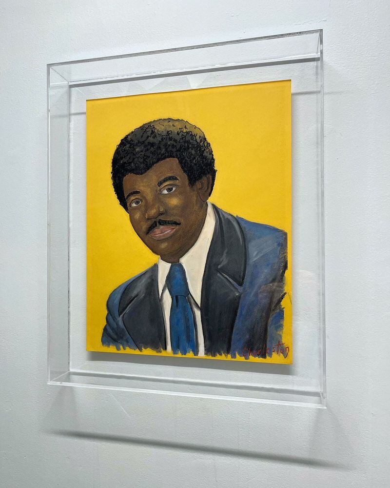 "Sang James (BOJ)" pastel on paper by Antonio Darden.
(Courtesy of The End Project Space)