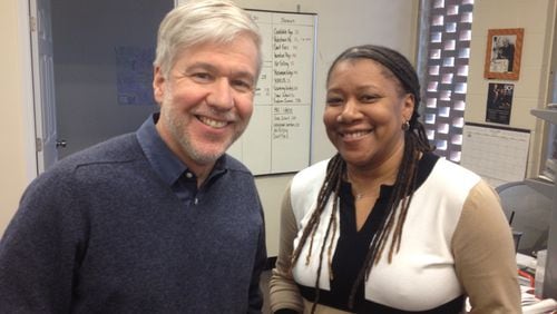 Denis O'Hayer and Rose Scott will be hosting a new two-hour noon show starting January 12, 2015. CREDIT: Rodney Ho/rho@ajc.com