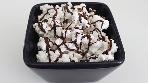A yummy, low-fat munchie, and good alternative to chips: Chocolate Lover’s Delight Popcorn. (Melt 2 tablespoons of dark chocolate in the microwave or on the stove. Stir well; drizzle on popcorn and toss.) CONTRIBUTED BY CHILDREN’S HEALTHCARE OF ATLANTA