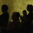 Worshipers stand to say the names of loved ones in need of prayers during a Shabbat service, Friday, Sept. 27, 2024, at Temple Beth Sholom in Miami Beach, Fla. (AP Photo/Wilfredo Lee)