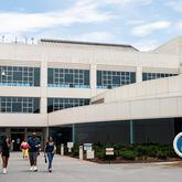 People exit the Gwinnett Justice & Administration Center in Lawrenceville, GA on Friday, July 19, 2024. (Seeger Gray / AJC)