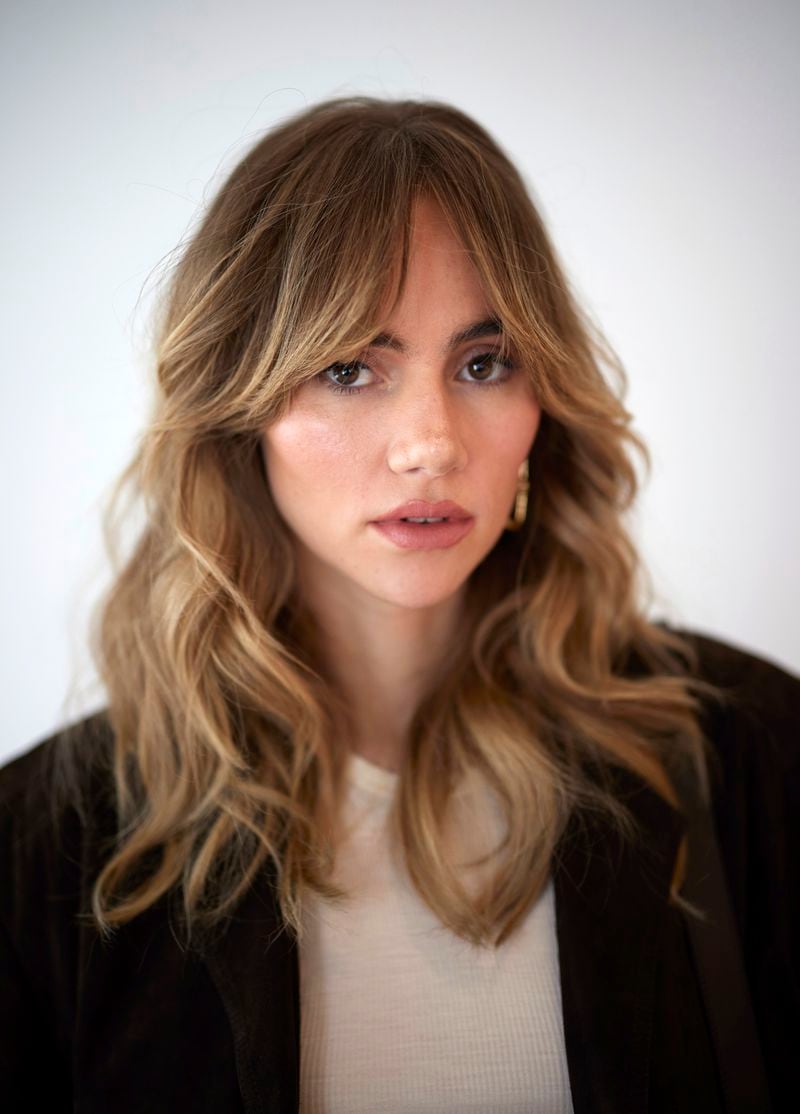 Suki Waterhouse poses for a portrait on Thursday, Sept. 12, 2024, in New York. (Photo by Matt Licari/Invision/AP)