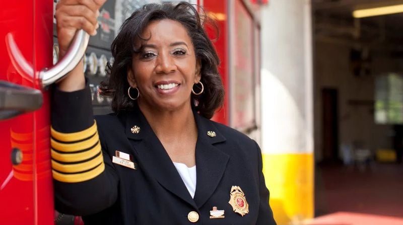 Retired East Point Fire Chief Rosemary Cloud is the first Black woman in the country to lead a city fire department. (Courtesy of the City of East Point)
