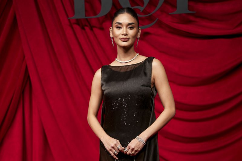 Pia Wurtzbach attends the BoF 500 Gala held at the Shangri-La Hotel during Paris Fashion Week on Saturday, Sept. 28, 2024, in Paris. (Photo by Scott A Garfitt/Invision/AP)