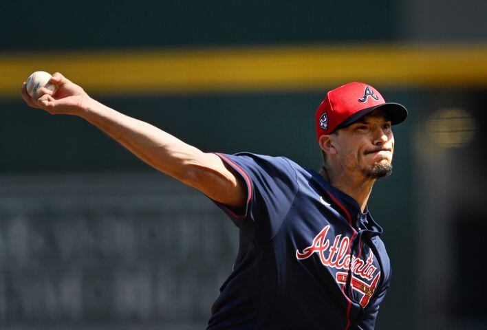 Photos: Day 10 of Braves spring training - Charlie Morton throws live BP