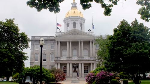 FILE - The New Hampshire statehouse is pictured, June 2, 2019, in Concord. (AP Photo/Holly Ramer, File)