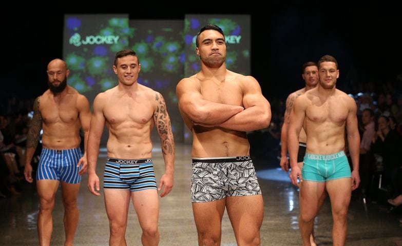 Photos: Models, rugby players showcase Jockey underwear