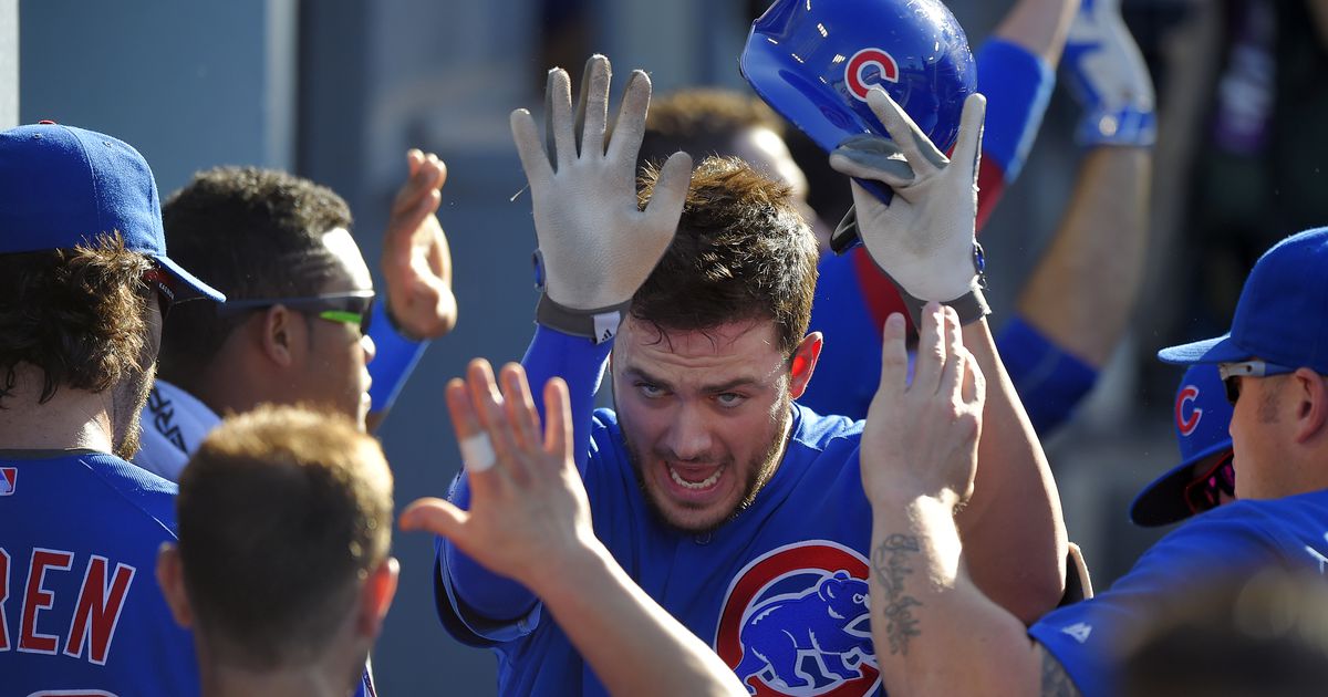 Kris Bryant's Hair on X: Whew, here I am after a barehanded throw