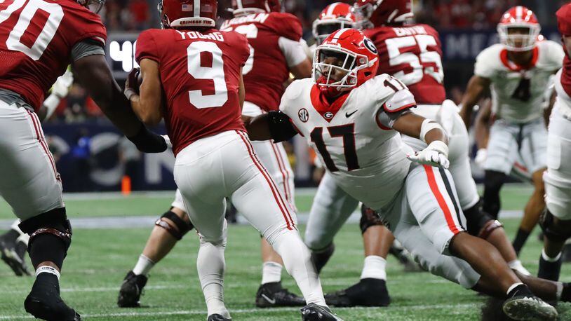 Just days after Super Bowl loss, Nakobe Dean was back at Georgia working to  finish his degree