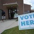 DeKalb County resident Allen Gordon leaves after voting on Georgia's primary runoff election at Berean Christian Church on Tuesday, June18, 2024 in Stone Mountain. The voter registration deadline for the 2024 presidential election is Monday, Oct. 7. (Hyosub Shin / AJC)