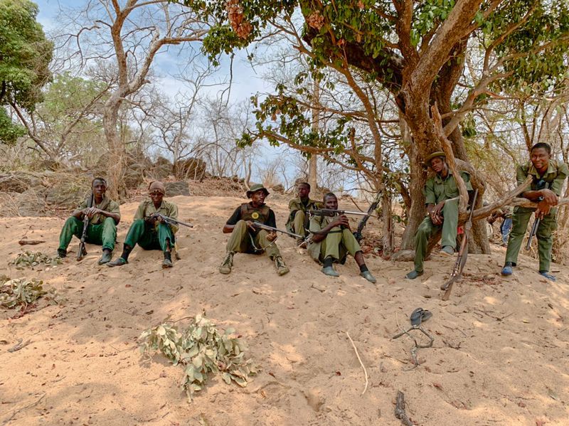 Rangers patrol at the Kainji Lake National Park in Nigeria's Niger State, February 2023. Jihadi fighters who had long operated in Africa's volatile Sahel region have settled in northwestern Nigeria after crossing from neighboring Benin, a new report said Wednesday, June 19, 2024, the latest trend in the militants' movements to wealthier West African coastal nations. (Nigerian Conservation Foundation via AP)