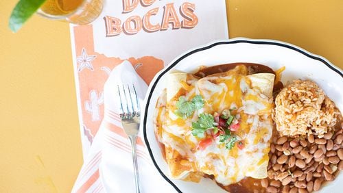 Enchiladas from Dos Bocas.