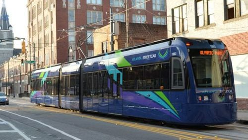The Atlanta Streetcar extension to Ponce City Market is one of MARTA's nine priority expansion projects for Atlanta. (AJC file photo)