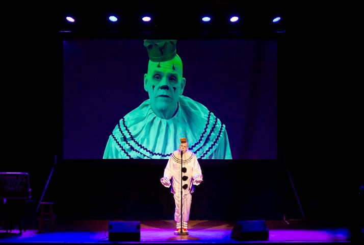 Atlanta, Ga: Puddles Pity Party sang for a packed house at Variety Playhouse, blazing through his renditions of all the classics on Saturday Sept. 7, 2024. (RYAN FLEISHER FOR THE ATLANTA JOURNAL-CONSTITUTION)