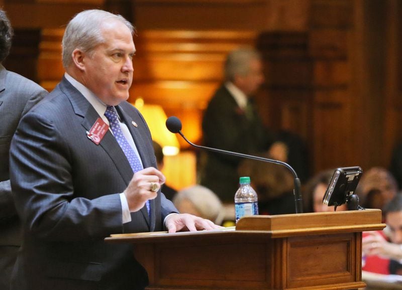 House Higher Education Chairman Chuck Martin, R-Alpharetta, has regularly warned of tough financial times ahead for the state if it doesn’t make changes to its teacher pension program. BOB ANDRES / BANDRES@AJC.COMBOB ANDRES / BANDRES@AJC.COM