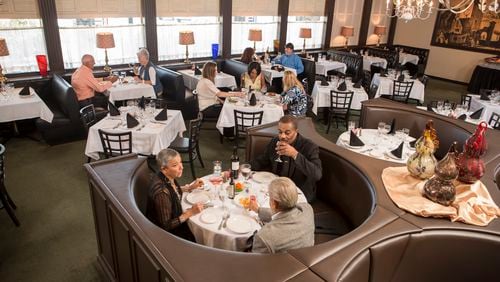 The dining room at Petite Auberge. / Photo by Michie Turpin Photography.