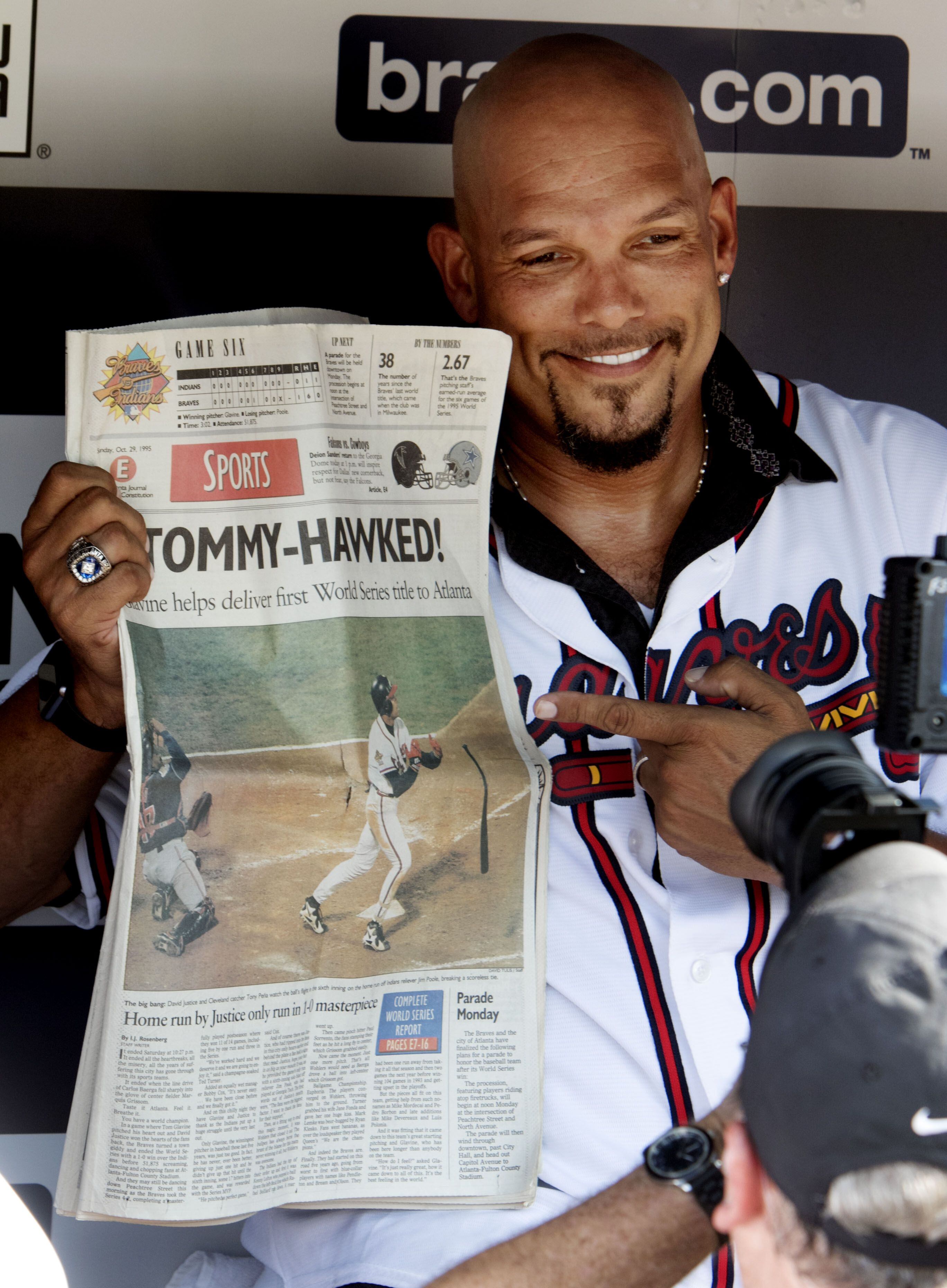 Former Atlanta Braves outfielder David Justice on the biggest home run of  his life - Sports Illustrated Atlanta Braves News, Analysis and More