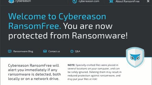 Your Bitcoin or your computer: Cybereason RansomFree saves your computer from digital pirates. (Cybereason)