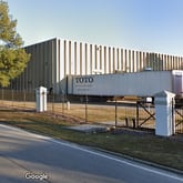 This is a Google Maps screenshot of Toto USA's factory in Clayton County.