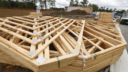 First-time homebuyers find themselves bidding against each other for modestly priced houses. Most new homes built in Atlanta and the nearby suburbs are just too expensive for them. (AP Photo/Steve Helber, File)